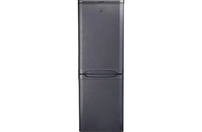 Indesit NCAA55S Tall Fridge Freezer - Silver.